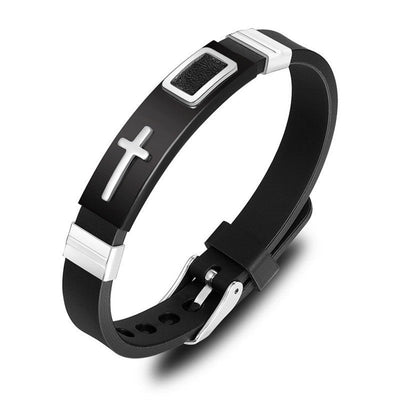 Black and silver cross